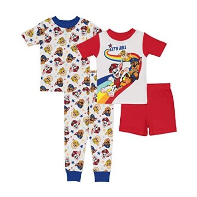 Nickelodeon Boys' Paw Patrol 4-Piece Pajama Set