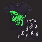 RKOIAN Little Boys Girls' Pajamas Sets Glow in The Dark Toddler Pjs Cotton Kids Sleepwear