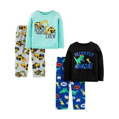 Simple Joys by Carter's Boys' 4-Piece Fleece Pajama Set