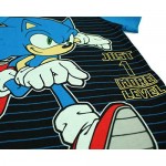 Sonic The Hedgehog Boys' 1 More Level 4 Piece Short Sleeve Pajama Set