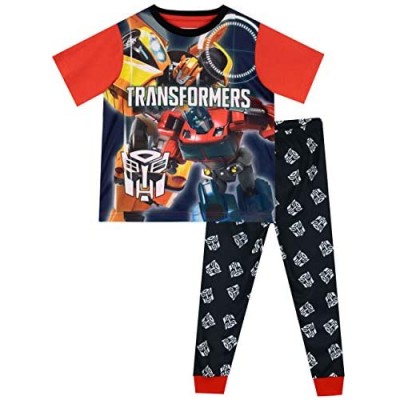 Transformers Boys' Bumblebee Optimus Prime Pajamas Size 4 to 10