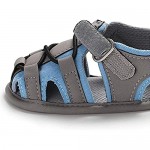 Isbasic Infant Baby Boys Girls Summer Beach Sandals Breathable Athletic Anti-slip Soft Sole Newborn First Walker Crib Shoes