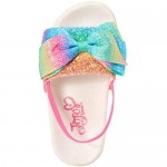 JoJo Siwa Toddler Girls Open Toe Slide Sandals with Signature Bow