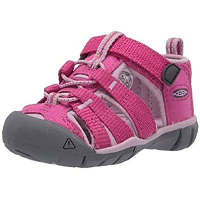 KEEN Toddler's Seacamp 2 CNX Closed Toe Sandal  Very Berry/Dawn Pink  5 T (Toddler's) US