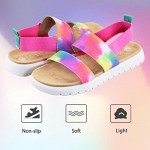 LULEX Little-Girl-Sandals-Kid-Strap-Flat Girl Elastic Sandals Shoes Casual Shoes