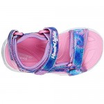 Skechers Unisex-Child S Heart Lights Sandal-Color Groove Sneaker