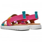 tombik Girls Sandals Kids' Summer Flat Sandals| Princess Sandals with Ankle Strap