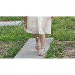 Vonair Girls Strappy Gladiator Sandals with Zipper Comfort Summer Shoes