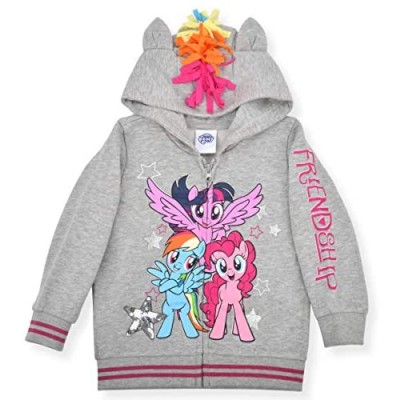 My Little Pony Girl's Rainbow Dash Roleplay Hoodie with 3D Ears  Mane and Wings
