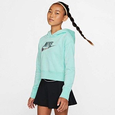 Nike Girl NSW Pull Over Cropped Hoodie Cq4225-336