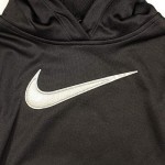Nike Therma Girls Ashen Slate Gray Swoosh Hoodie Sweatshirt Jacket Dri-fit