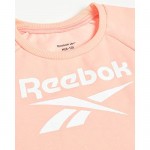 Reebok Girls' Sweatshirt - Zip-Up Fleece Warm-Up Hoodie Jacket
