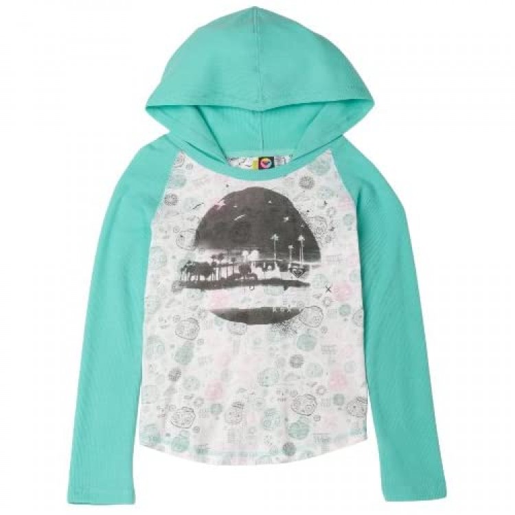 Roxy Big Girls' Out And About Lightweight Thermal Hoodie Top