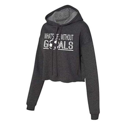 What's Life Without Goals Cropped Hoodie for Athletic Teen Girl