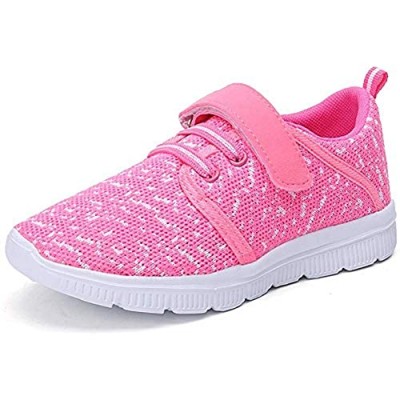 Abertina Kids Lightweight Breathable Running Sneakers Easy Walk Sport Casual Shoes for Boys Girls
