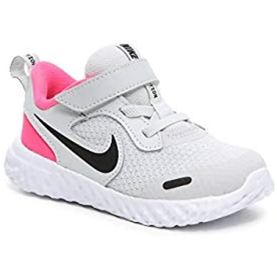 Nike Unisex-Child Revolution 5 Toddler Velcro Running Shoe