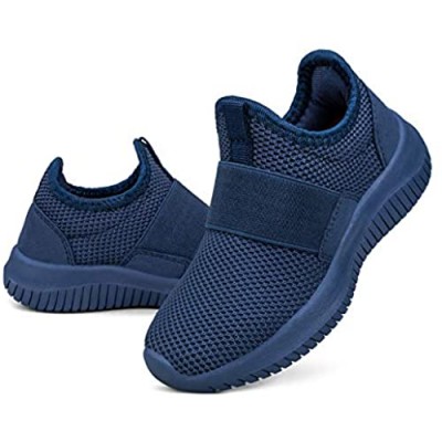 Troadlop Boys Shoes Lightweight Breathable Running Tennis Kids Sneaker