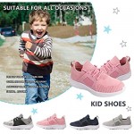 Tvtaop Kids Boys Girls Running Shoes Comfortable Lightweight Slip on Sneakers Athletic Tennis Shoes(Toddler/Little Kid)