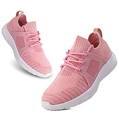 Tvtaop Kids Boys Girls Running Shoes Comfortable Lightweight Slip on Sneakers Athletic Tennis Shoes(Toddler/Little Kid)