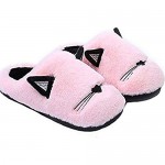Anddyam Kids Family Cute Cat Household Anti-Slip Indoor Home Slippers for Girls and Boys