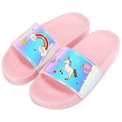 Anddyam Kids Household Sandals Anti-Slip Indoor Outdoor Home Slippers for Girls and Boys