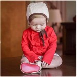 Bebila Double Bow Fringe Baby Moccasins - Soft Sole Baby Shoes Girls Toddler Crib Flats