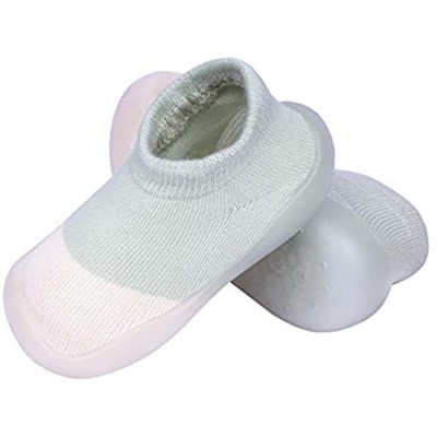 COUCOU! Baby Toddler Sock Shoes Non-Skid Slippers with Soft TPE Soles  Breathable Lightweight Slip-on Walk Socks Shoes for Infant Kids Girls Boys