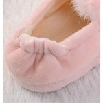 DADAWEN Toddler Boys Girls Soft Plush Slippers Cartoon Cute Animal Warm House Shoes