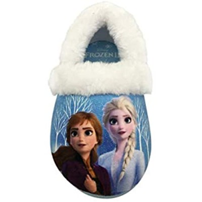 Disney Girl's Frozen Anna and Elsa Plush Slipper