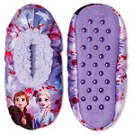 Frozen 2 Girls' Elsa Anna Fuzzy Babba Slipper Socks