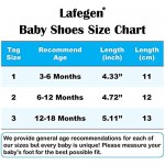 LAFEGEN Baby Boys Girls Walking Shoes Hard Bottom Non Slip PU Leather Outdoor Sneaker Infant Carton Slipper Toddler First Walker Crib Shoes(3-18 Months)