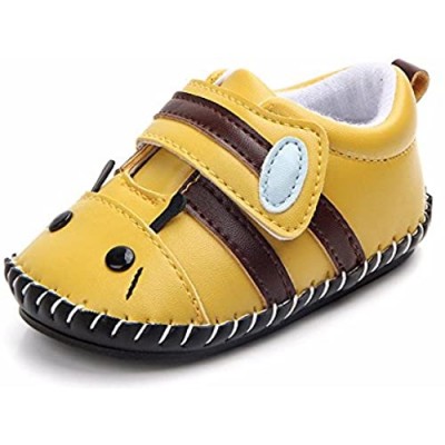Lidiano Infant/Toddler Baby Non Slip Rubber Soft Sole Cartoon Walking Slip on Shoes Home/Outdoors