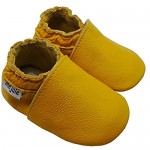 Mejale Baby Infant Toddler Shoes Slip-on Soft Sole Leather Moccasins Pre-Walkers