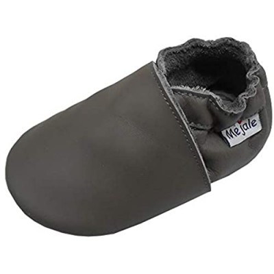 Mejale Baby Leather Shoes Infant Toddler Soft Sole Moccasins Shoes Boys Girls Pre-Walkers
