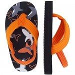 Toddler Flip Flops Boys Girls Thong Sandals with Back Strap Kids Water Shoes for Beach and Pool