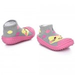 Unisex Baby Socks Shoes Anti Slip Floor Socks with Soft Rubber Bottom Infant Newborn Cotton Sock Boots