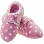 Vonair Toddler Little Kids Memory Foam House Slippers Warm Bedroom Shoes with Hook and Loop Indoor/Outdoor