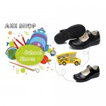 Akk Girl's Mary Jane School Uniform Shoes Strap Dress Uniform Flats Black (Toddler/Little Girl/Big Girl)