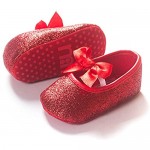 Baby Girl Moccasins Princess Sparkly Mary Jane Dresses Shoes Premium Lightweight Soft Sole Crib Shoes Toddler Shoes