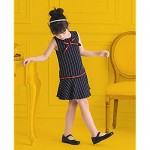 DADAWEN Girl's Strap School Uniform Dress Shoe Mary Jane Flat (Toddler/Little Kid/Big Kid)