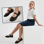 Hawkwell Girl's Strap School Uniform Dress Shoe Mary Jane Flat (Toddler/Little Kid)