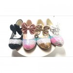 Mowoii Girls Glitter Mary Jane Low Heel Wedding Party Princess Dress Pumps Shoes Shoes for Toddler Kids