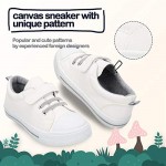 K KomForme Toddler Shoes Boys Girls Toddler Canvas Sneakers Size 4-13