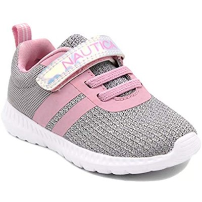 Nautica Kids Fashion Sneaker Athletic Running Shoe with One Strap|Boys-Girls| (Toddler/Little Kid)