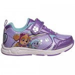 Nickelodeon Girls' Paw Patrol Sneakers - Laceless LED Light Up Running Shoes (Toddler/Little Kid)