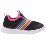 Skechers Girls' Comfy Flex 2.0-Rainbow Frenzy Sneaker Black/Multi 10 Toddler