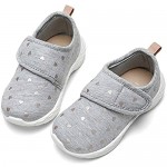 STQ Toddler Girl Shoes Cute Lightweight Walking Sneakers