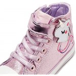 Weestep Girls Toddler/Little Kid Glitter Unicorn Bow Sneaker Shoe