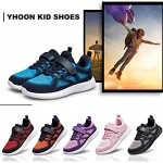YHOON Boys Girls Sneakers Kids Sports Running Walking Shoes for Toddler/Little Kid/Big Kid