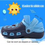 Athlefit Toddler Clogs Kids Cute Garden Beach Clogs Sandals Slip on Water Shoes for Boys Girls